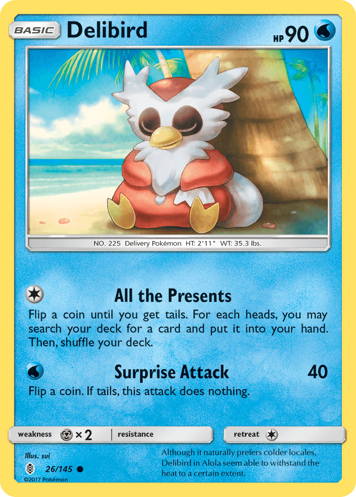 Delibird Guardians Rising card