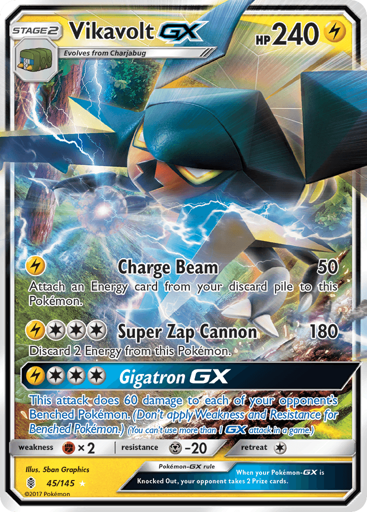 Vikavolt-GX Guardians Rising card