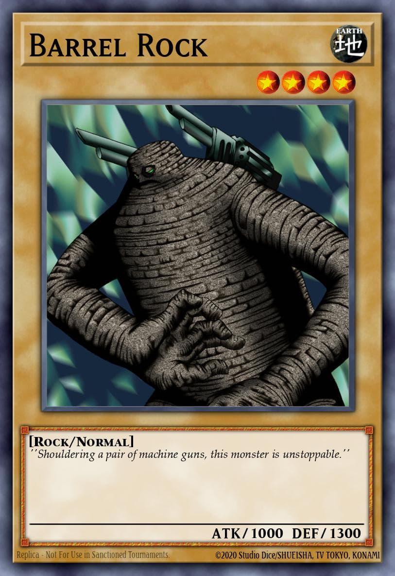 Barrel Rock 游戏王 card