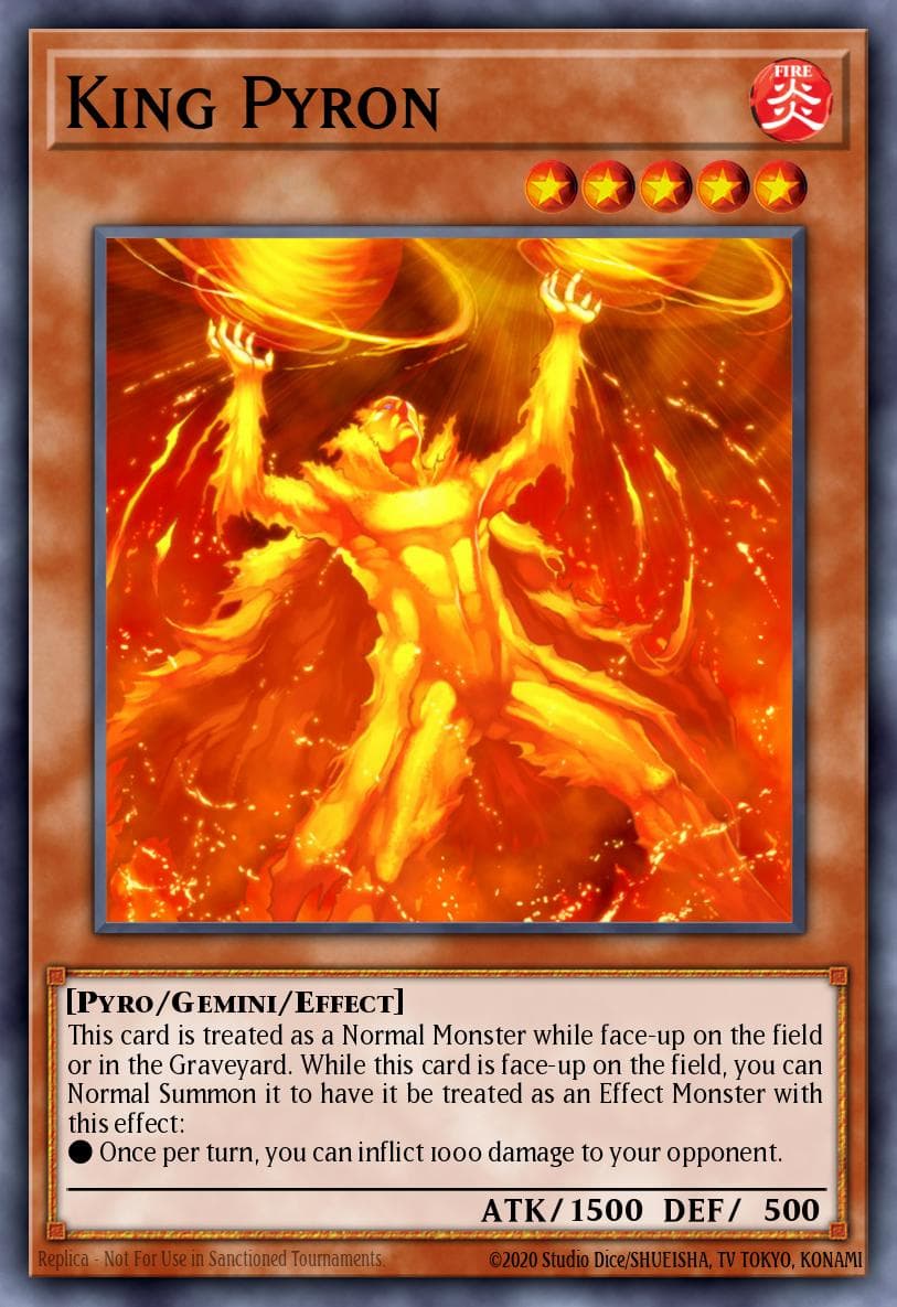 King Pyron Tactical Evolution: Special Edition card