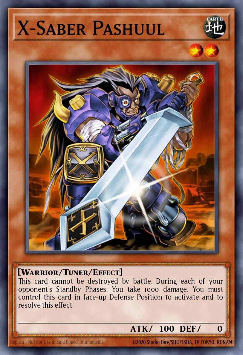 X-Saber Pashuul Duel Terminal 1 card