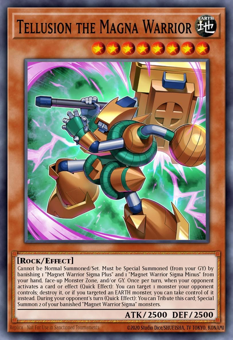 Tellusion the Magna Warrior Burst Protocol card