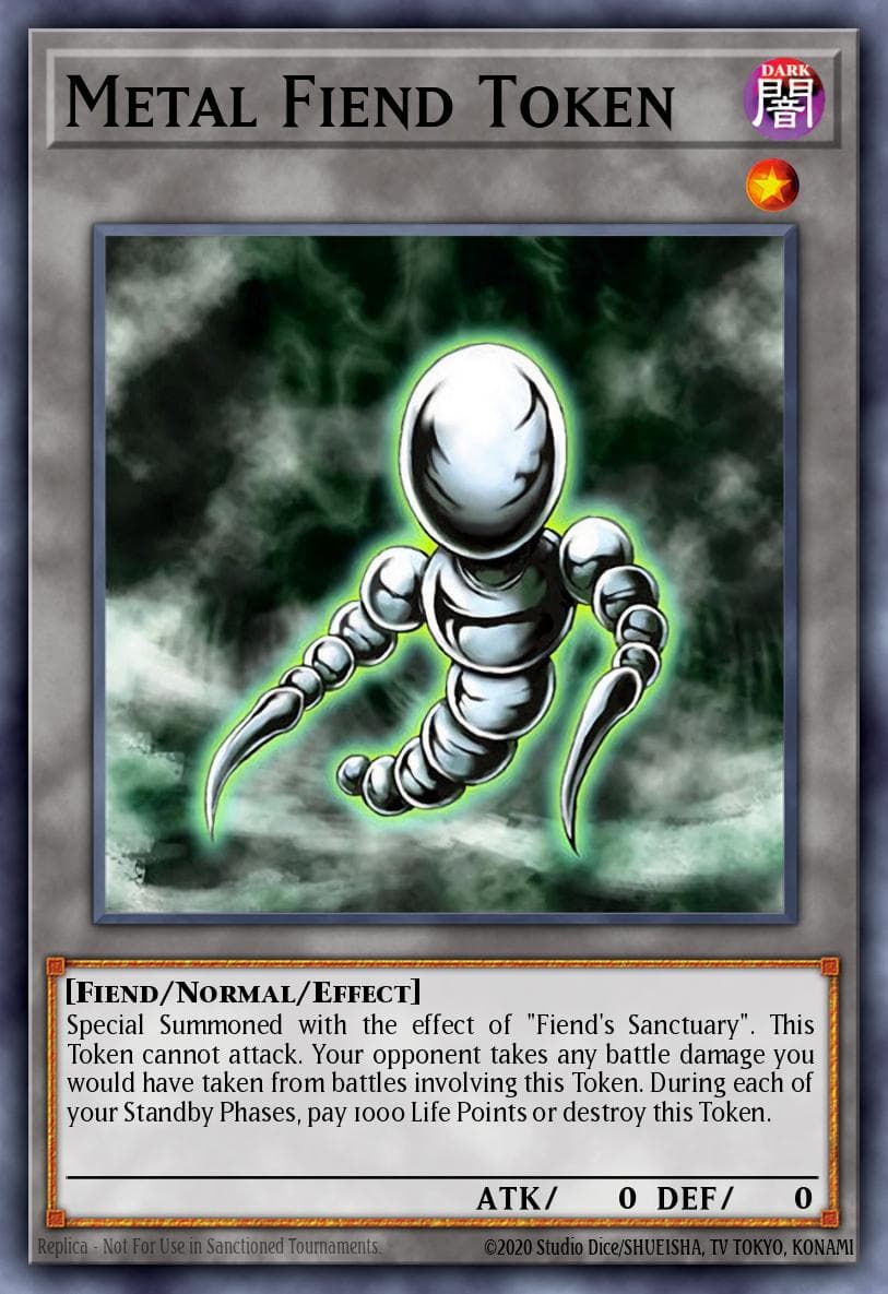 Metal Fiend Token 遊戲王 card