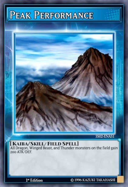 Peak Performance 遊戲王 card