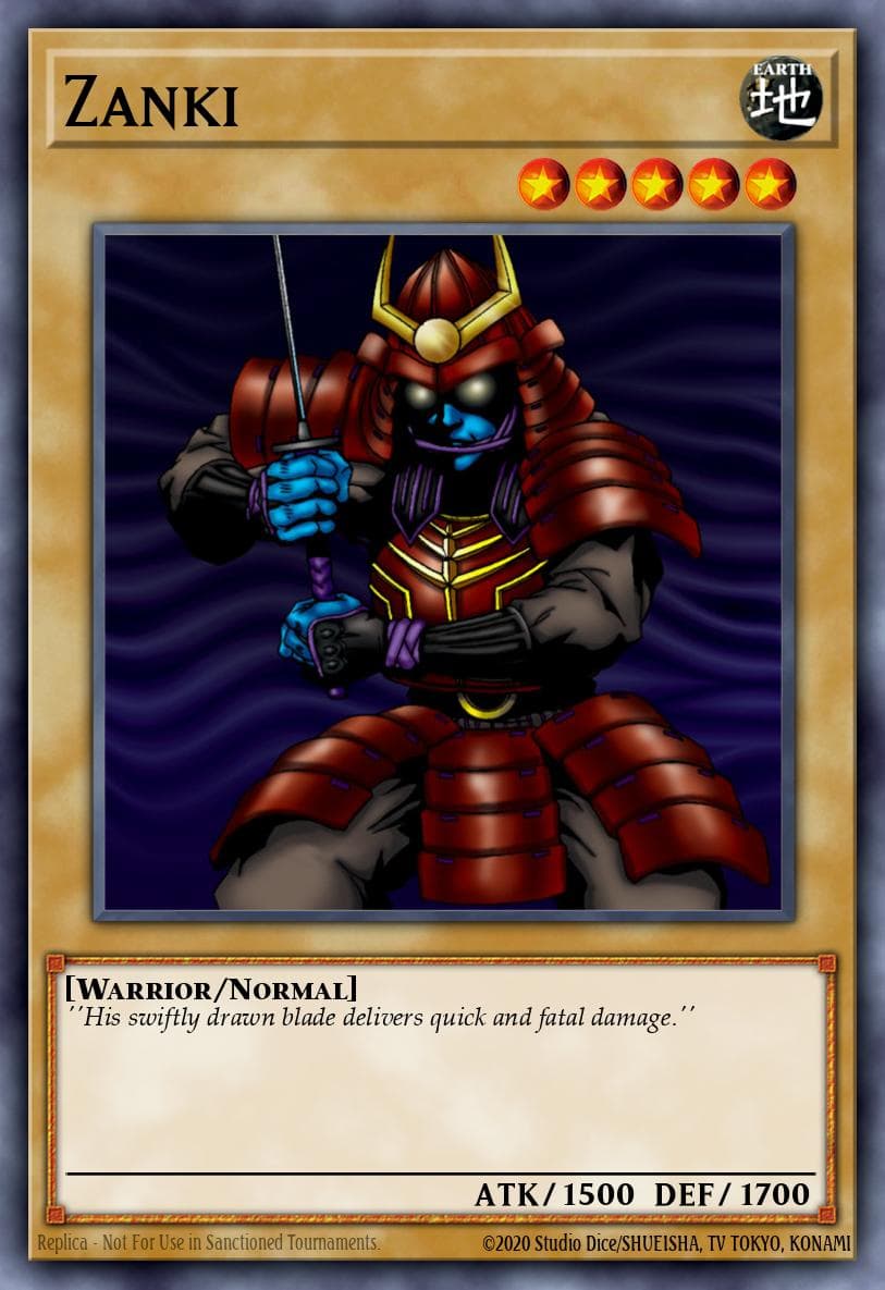Zanki 游戏王 card