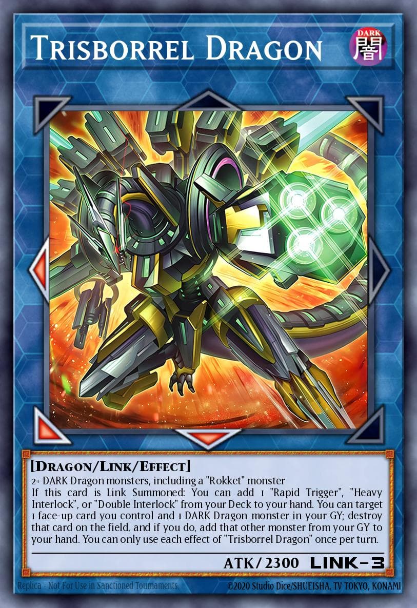 Trisborrel Dragon Burst Protocol card