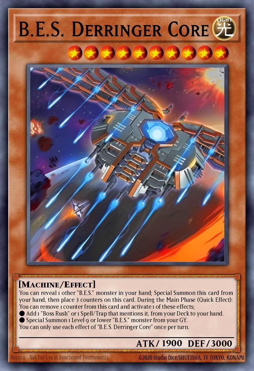 B.E.S. Derringer Core Burst Protocol card