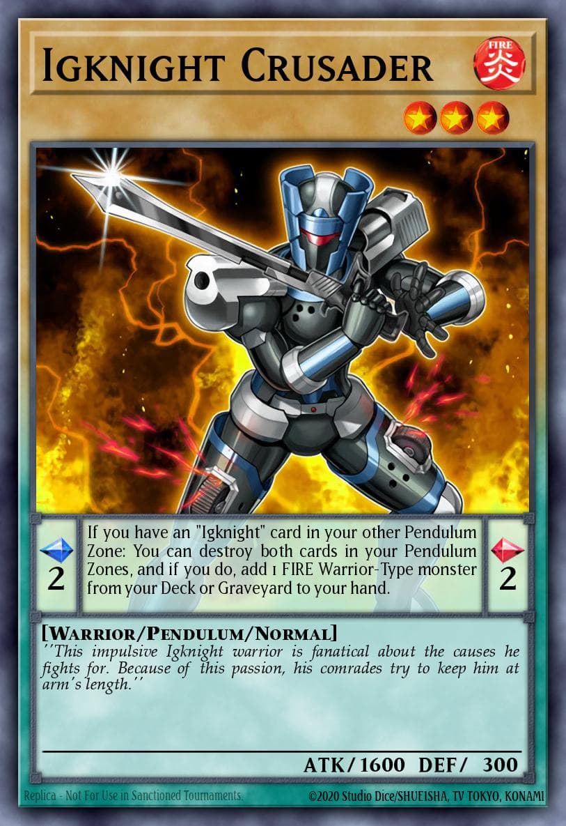 Igknight Crusader Clash of Rebellions: Special Edition card