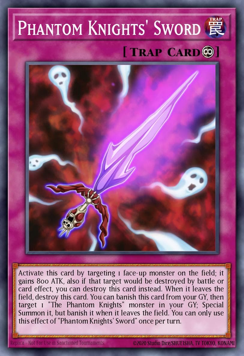 Phantom Knights' Sword Legendary Hero Decks card