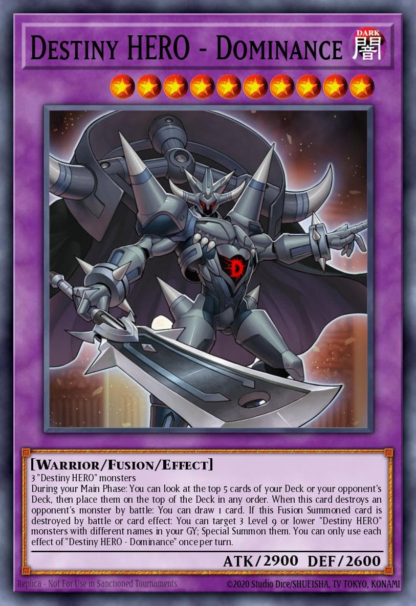 Destiny HERO - Dominance 2020 Tin of Lost Memories Mega Pack card