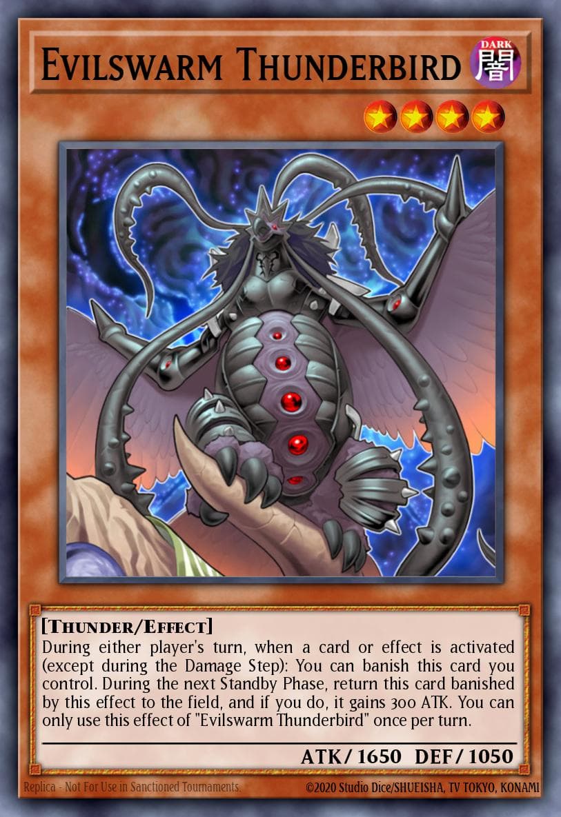 Evilswarm Thunderbird Battle Pack 3: Monster League card