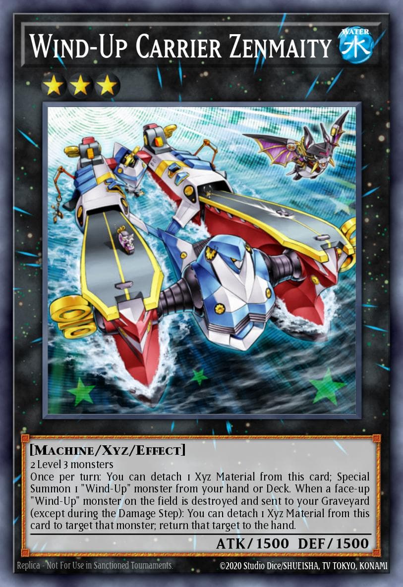 Wind-Up Carrier Zenmaity Order of Chaos: Special Edition card