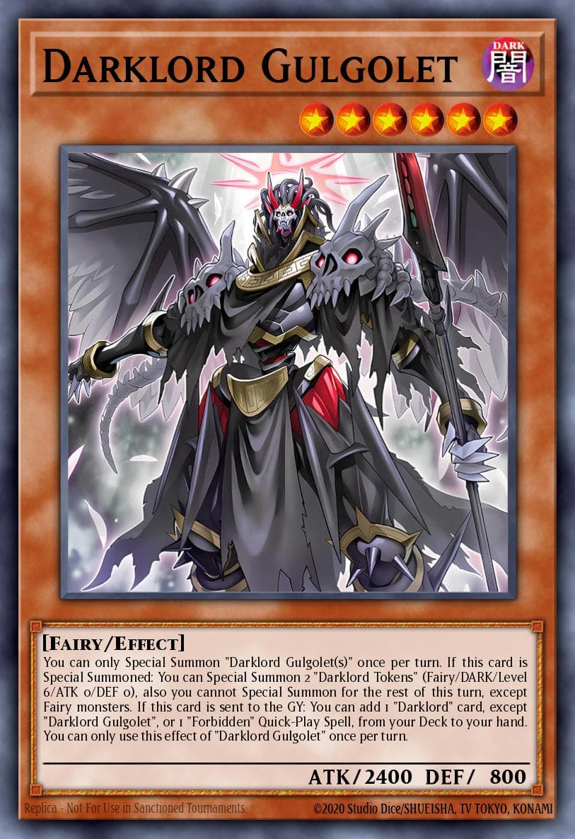 Darklord Gulgolet Burst Protocol card