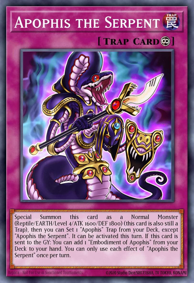 Apophis the Serpent Maze of the Master card