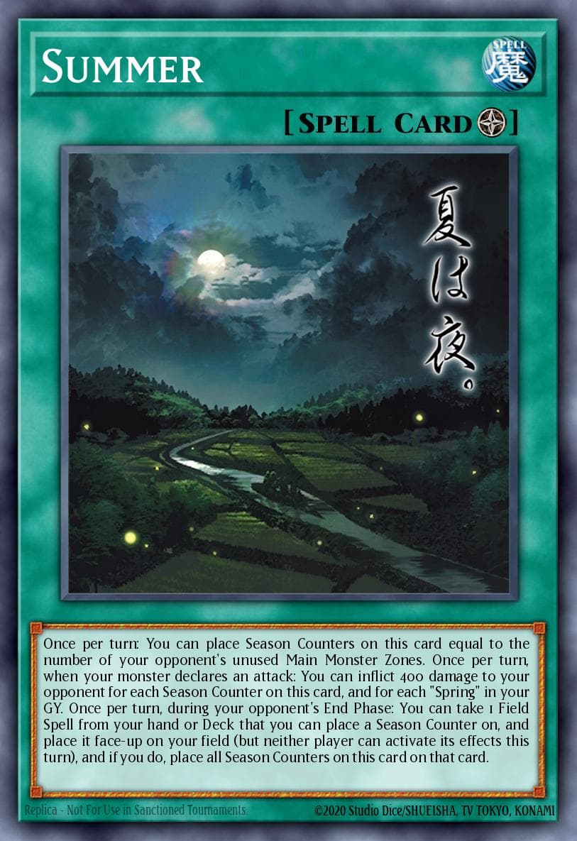 夏 遊戲王 card